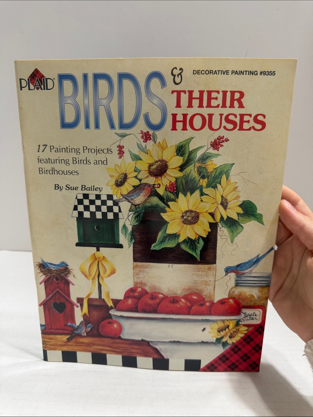 Birds & Their Houses Decorative Painting Book - Yellow Accents by Sue Bailey